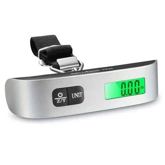 110lb/50kg Portable Scale Digital LCD Display Electronic Luggage Hanging Suitcase Travel Weighs Baggage Bag Weight Balance Tools