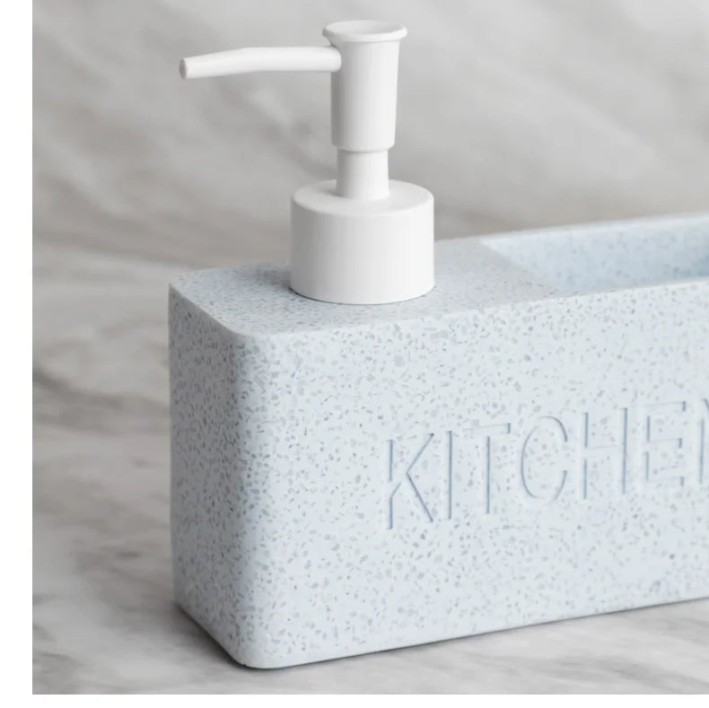 Modern kitchen accessories Soap Dispenser Set Liquid hand soap dispenser pump bottle brushes Holds and Stores Sponges Scrubbers