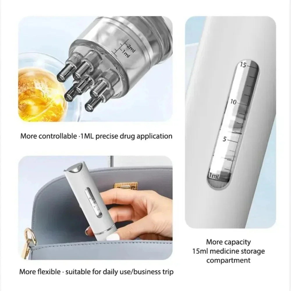 1pc Portable Scalp Applicator Liquid Comb Mini Massager Essential Oil Liquid Guiding Massager Anti Hair Loss Scalp Care Tool