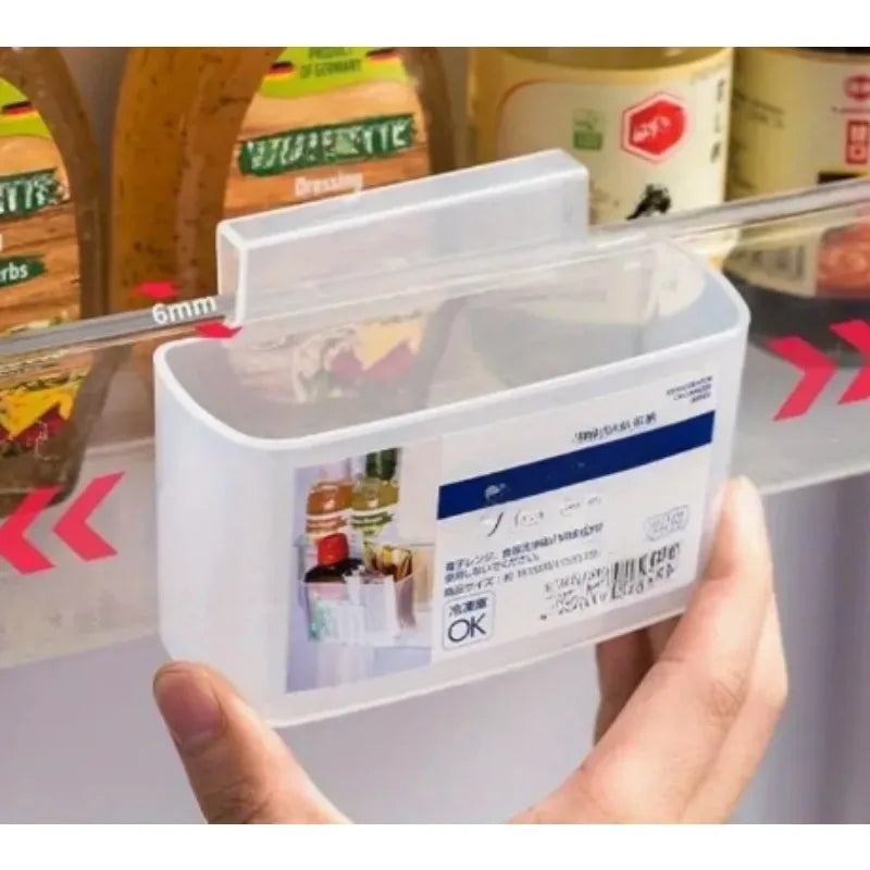 Space-saving Refrigerator Hanging Cheese Slice Organizer Kitchen Accessories Organizer Fridge Organizer Bathroom Accessories