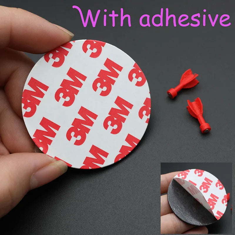 1/6 Mini Dart Game Fridge Magnets Dartboard Suit Pretend Play Home Decor Accessories With Adhesive and Magnetisms Dual-purpose