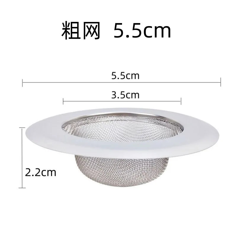 Sink Strainer Kitchen Sink Grid Filter Stainless Steel Drain Hole Filter Mesh Protection Against Clogging Kitchen Accessories