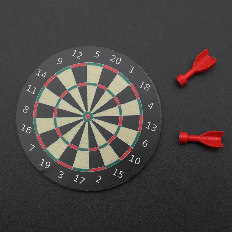 1/6 Mini Dart Game Fridge Magnets Dartboard Suit Pretend Play Home Decor Accessories With Adhesive and Magnetisms Dual-purpose