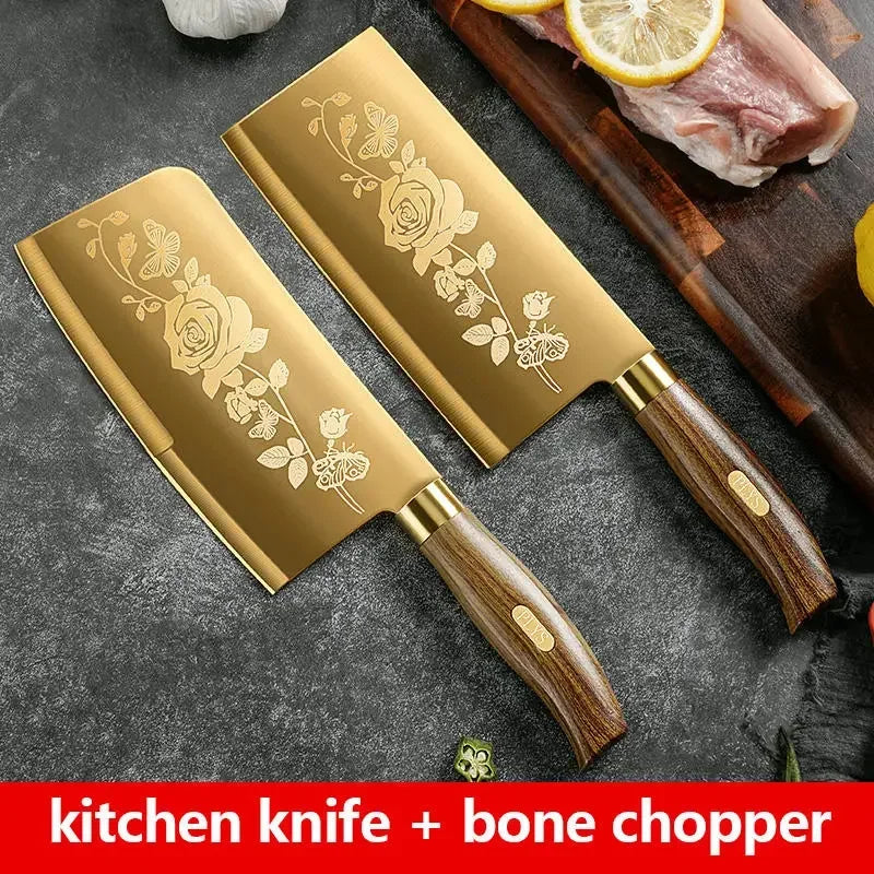 Kitchen Knife Set Chopper Complete Kitchenware Slicing Knife Chopper Chef Special Knife Set