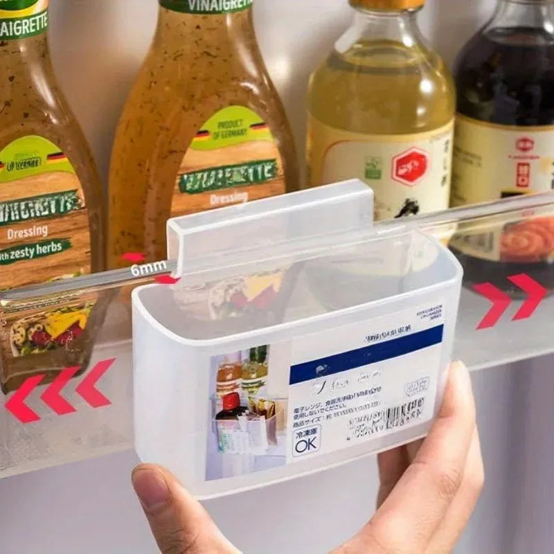 Space-saving Refrigerator Hanging Cheese Slice Organizer Kitchen Accessories Organizer Fridge Organizer Bathroom Accessories